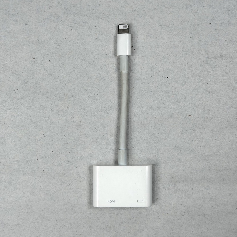 Apple Lightning Digital AV Adapter Genuine A1438 HDMI Audio Video Charging